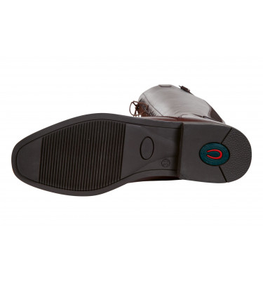 Oficerki Elegant Lace długie czarne 36