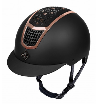 Kask FP Quantinum Chic rosegold czarny L 59-61