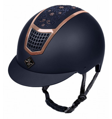 Kask FP Quantinum Chic rosegold czarny L 59-61
