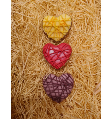 Ciasteczka serca 3 sztuki