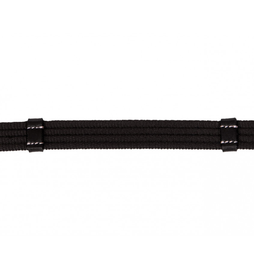 Anatomiczne ogłowie bezwędzidłowe czarne cob