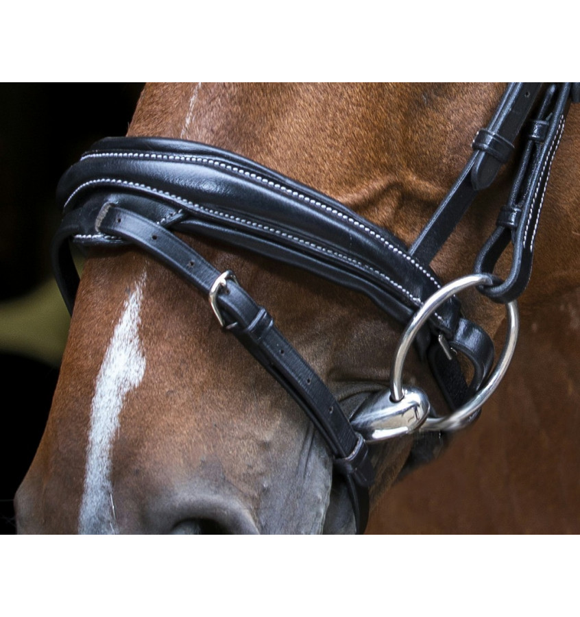 Ogłowie Eric Thomas Pro Design czarny cob