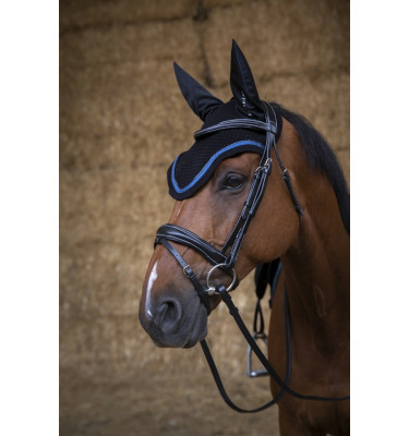 Nauszniki Equitheme Glitter niebieski full