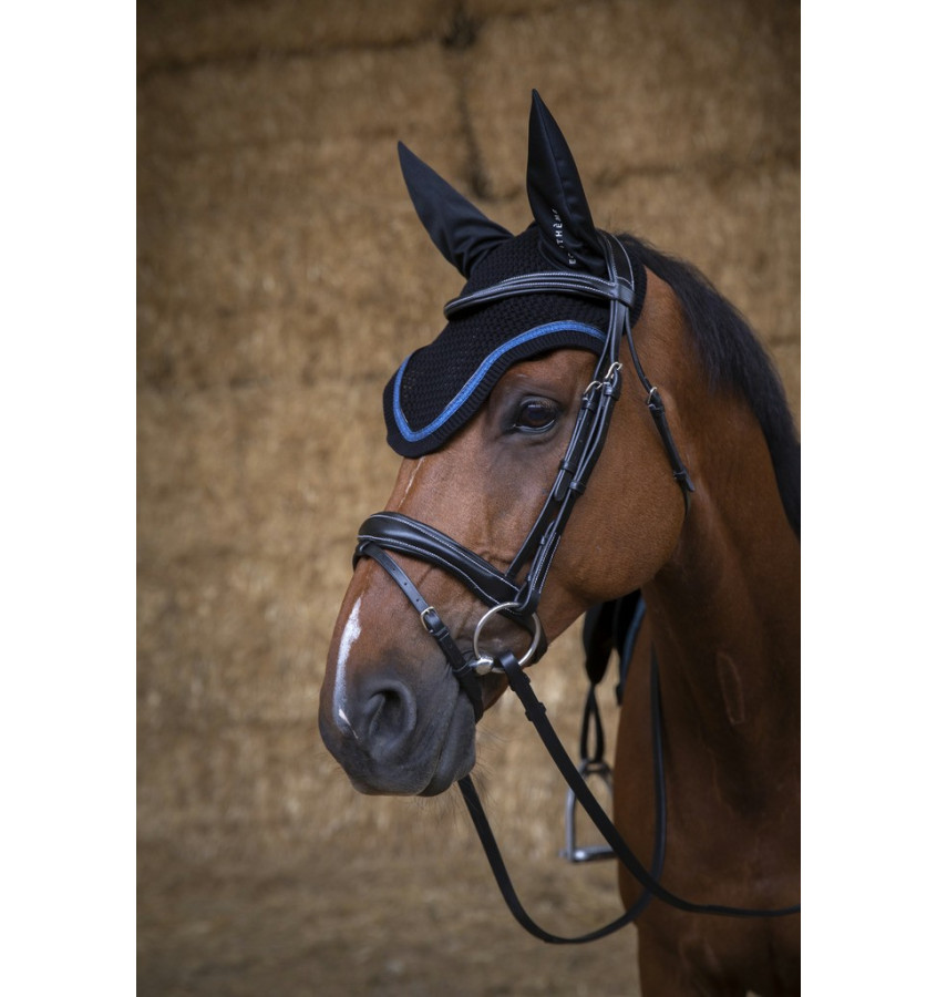 Nauszniki Equitheme Glitter niebieski full