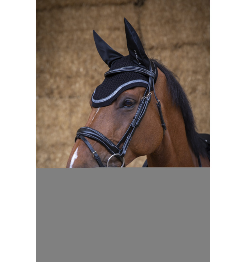 Nauszniki Equitheme Glitter niebieski full