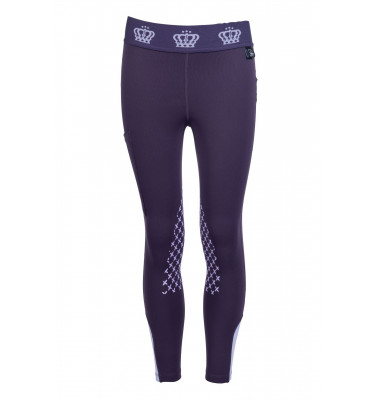 Legginsy dziecięce Lola ciemny lila 110/116