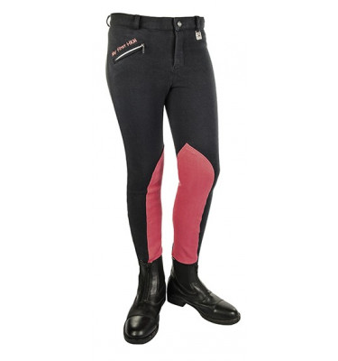 Bryczesy dziecięce malinowe 104