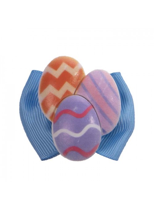 Wielkanocne gumeczki do grzywy Easter niebieski