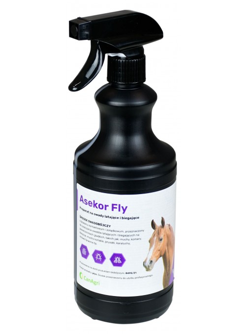 Preparat owadobójczy Asekor Fly Spray dla koni