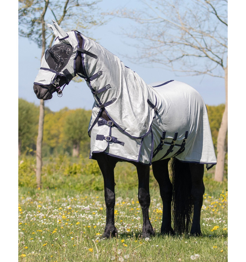 Derka siatkowa z katurem i maską 135cm