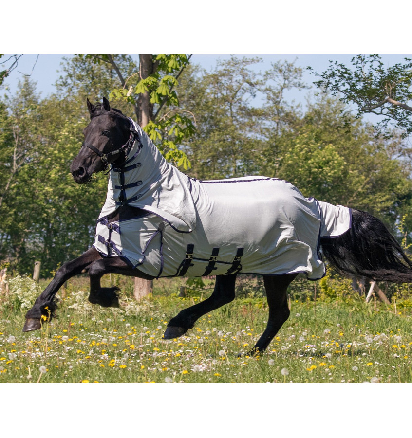 Derka siatkowa z katurem i maską 135cm