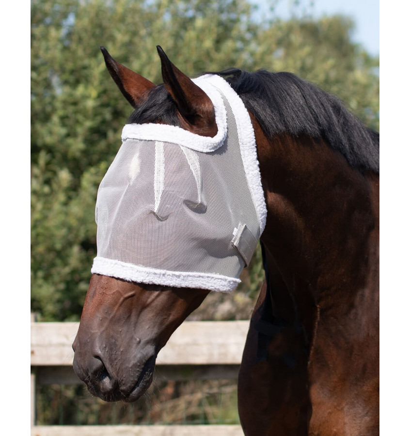 Maska przeciw owadom szara cob