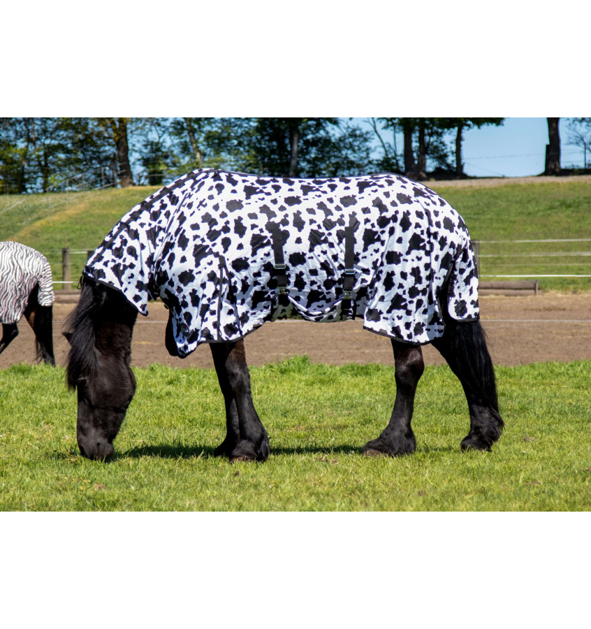 Derka siatkowa z kapturem Cow 115cm