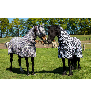 Derka siatkowa z kapturem Cow 115cm