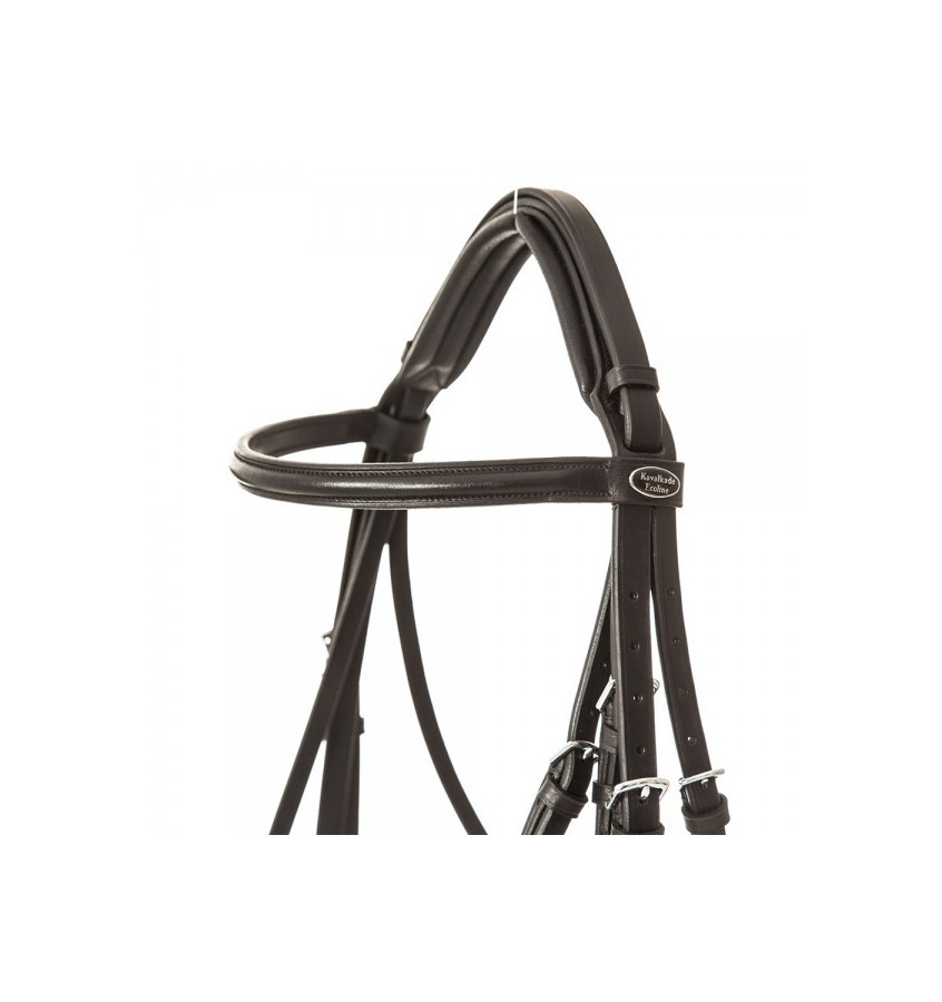 Ogłowie munsztukowe Dacira z białym podsz. pony