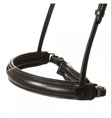 Ogłowie munsztukowe Dacira z białym podsz. pony