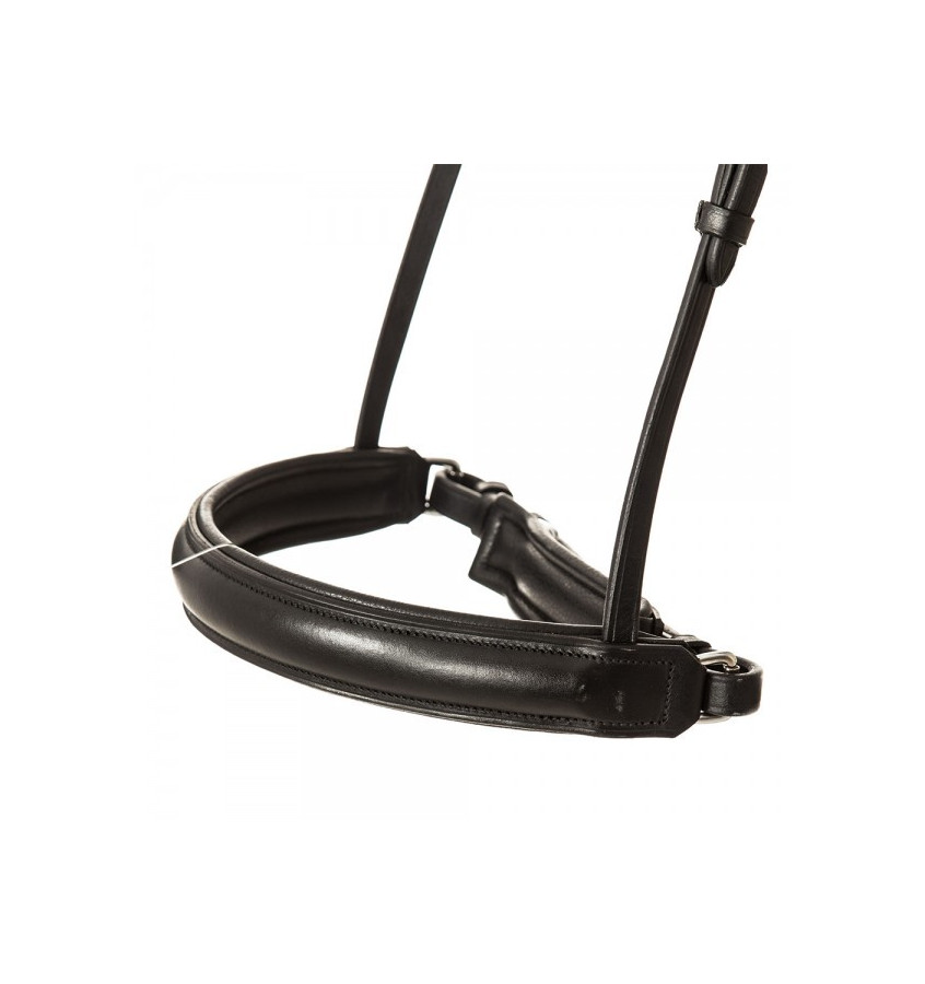 Ogłowie munsztukowe Dacira z białym podsz. pony