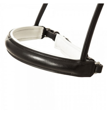 Ogłowie munsztukowe Dacira z białym podsz. pony