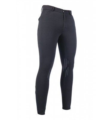 Bryczesy męskie James z lejem kolanowym czarny 44