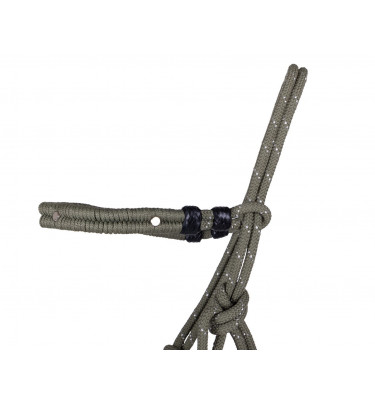 Wielofunkcyjny halter sznurkowy z wodzami bor cob