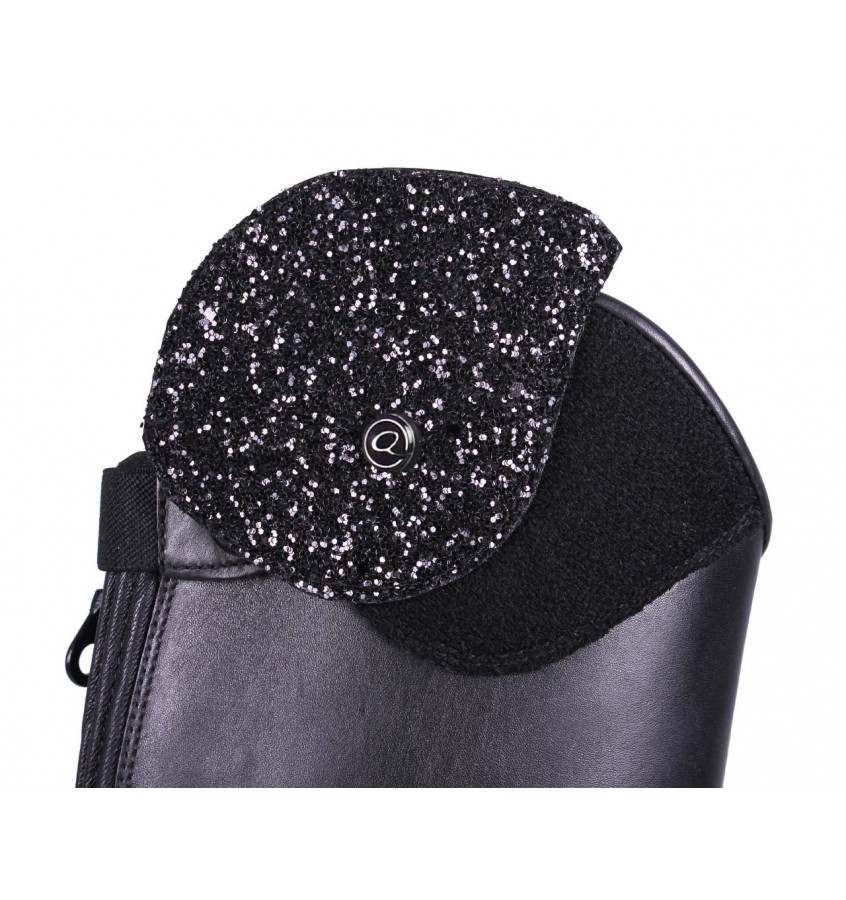 Oficerki Romy wysokie czarny 35