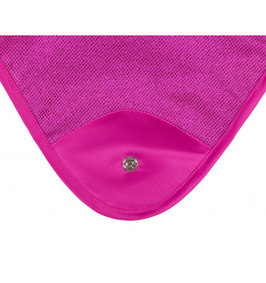 Nauszniki dla konia Rio fuksja cob