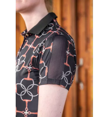 Koszulka polo Edinburgh czarne L