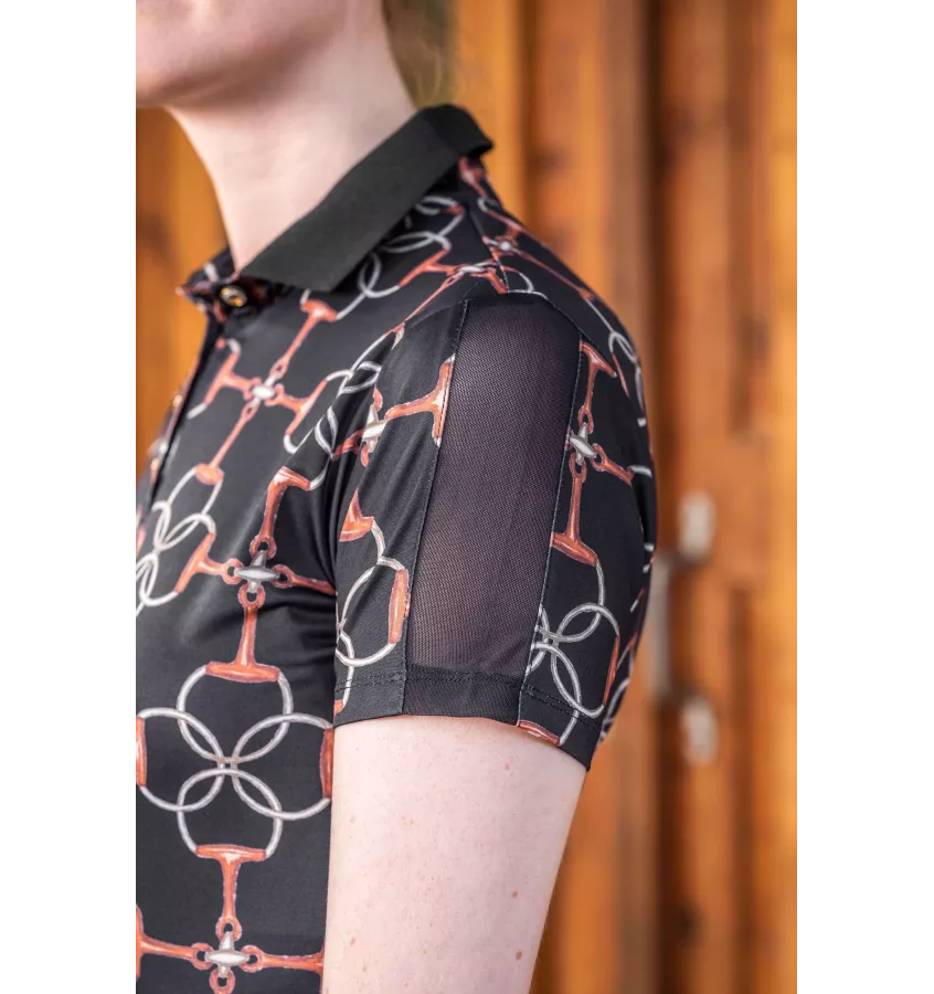 Koszulka polo Edinburgh czarne L