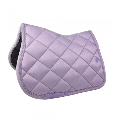 Czaprak pod siodło Floral lawenda