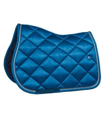 Czaprak pod siodło Floral lawenda