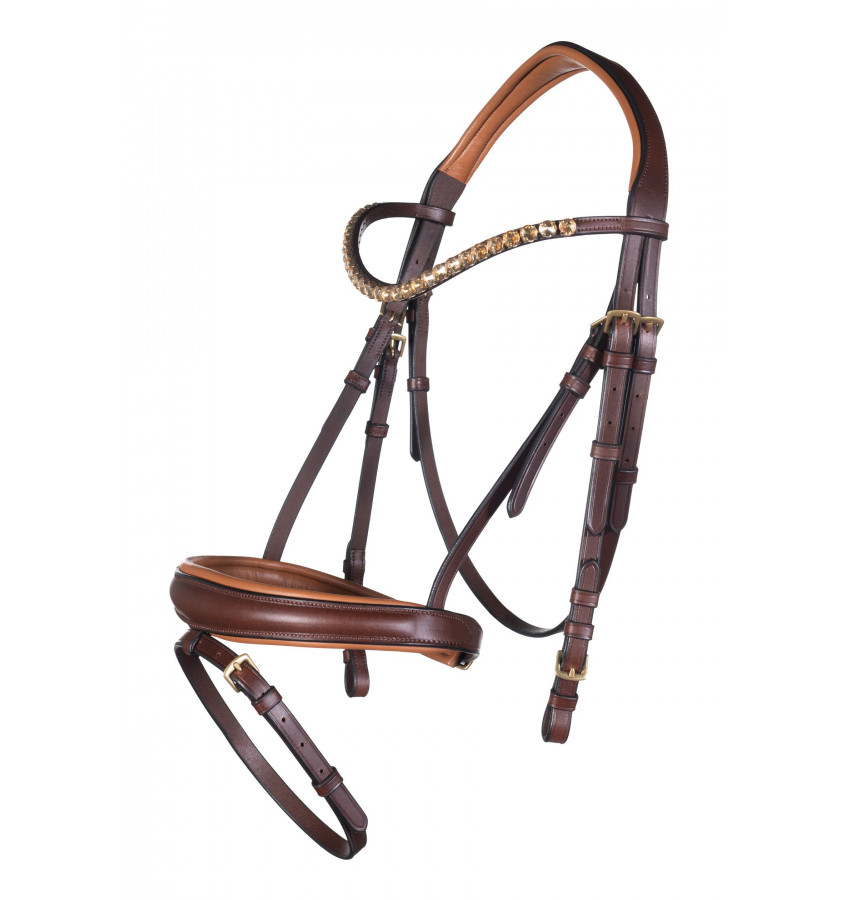 Ogłowie Marrakesh czarne cob