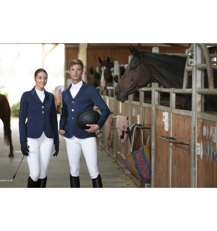 Marynarka konkursowa męska Equitheme czarny 42
