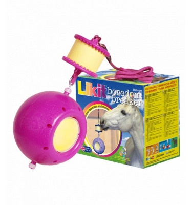 Zabawka dla konia Likit Boredom Breaker błękit
