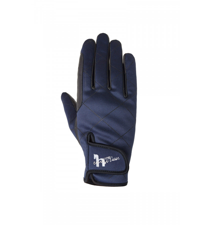 Rękawiczki jeździeckie Tula young granat 10