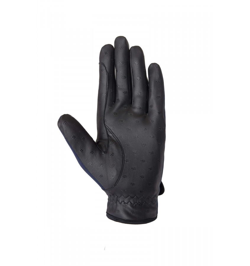 Rękawiczki jeździeckie Tula young granat 10