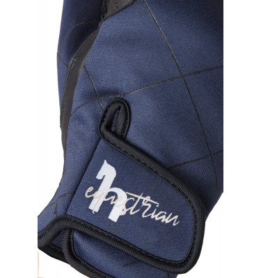 Rękawiczki jeździeckie Tula young granat 10