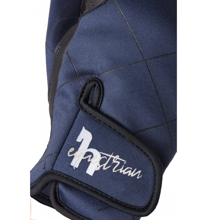 Rękawiczki jeździeckie Tula young granat 10