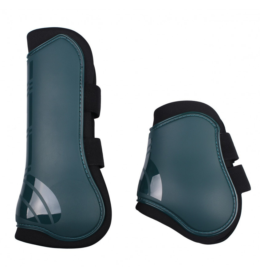 Ochraniacze dla konia komplet zielony cob