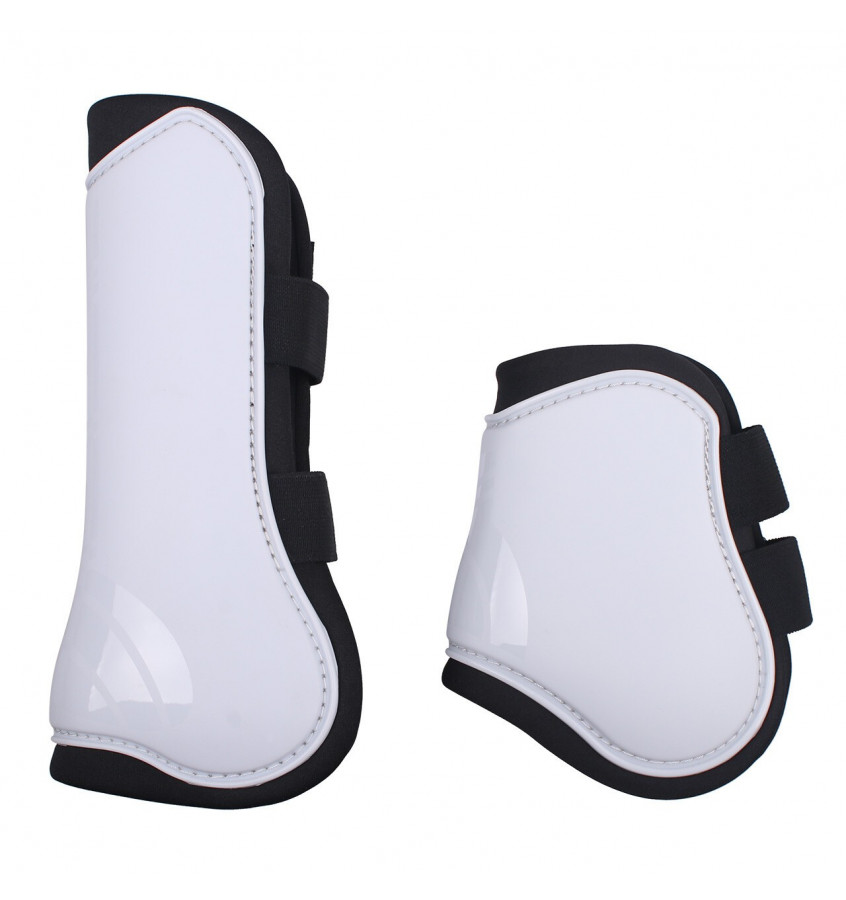 Ochraniacze dla konia komplet zielony cob