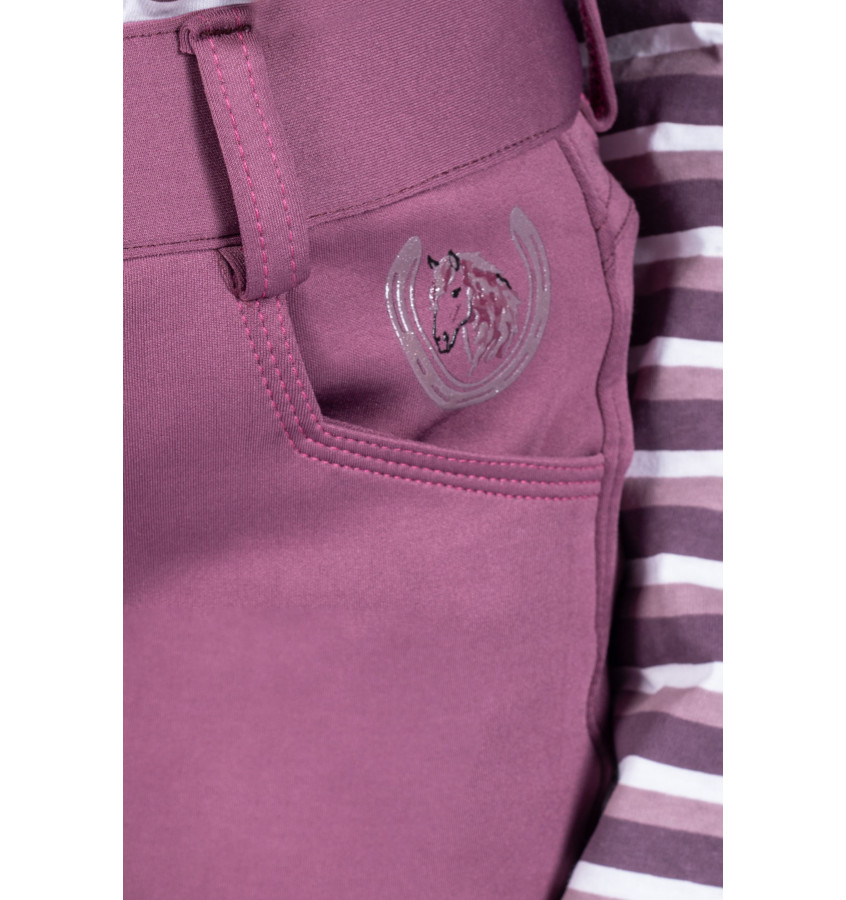 Bryczesy jeździeckie dziecięce Alva c.lila 110/116