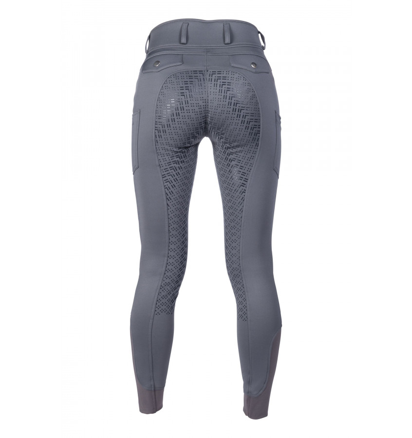 Zimowe bryczesy jeździeckie Ruby czarne 134/140