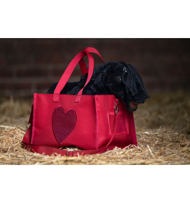 Torba transporter dla konika Cuddle Pony czerwony