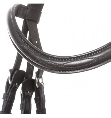 Ogłowie olejowane Proline Astrid brąz cob