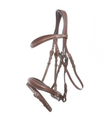 Ogłowie olejowane Proline Astrid brąz cob