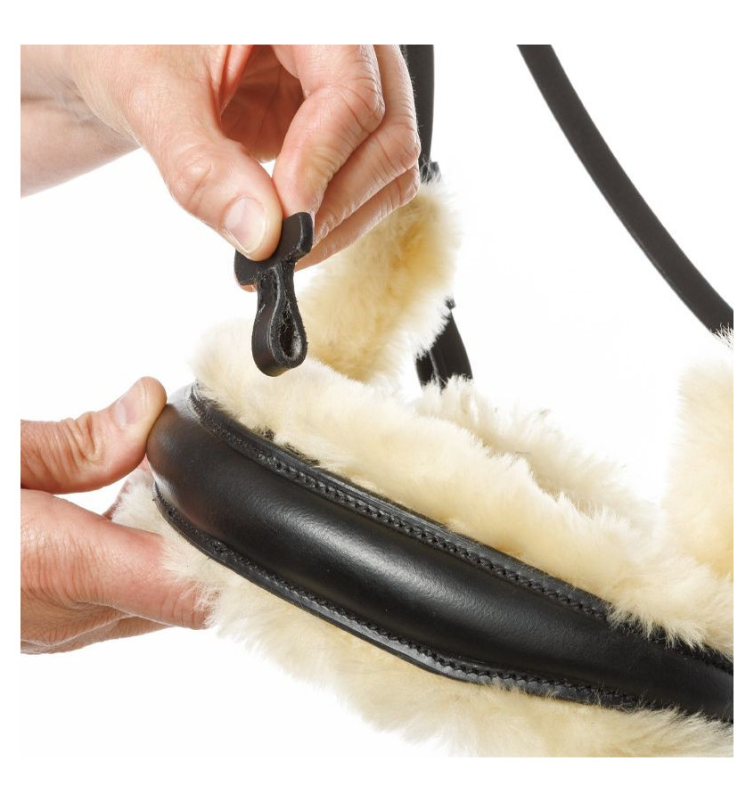 Ogłowie z futerkiem Joyce KavalSH4 cob