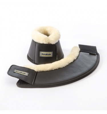 Kaloszki dla konia z futerkiem biały L