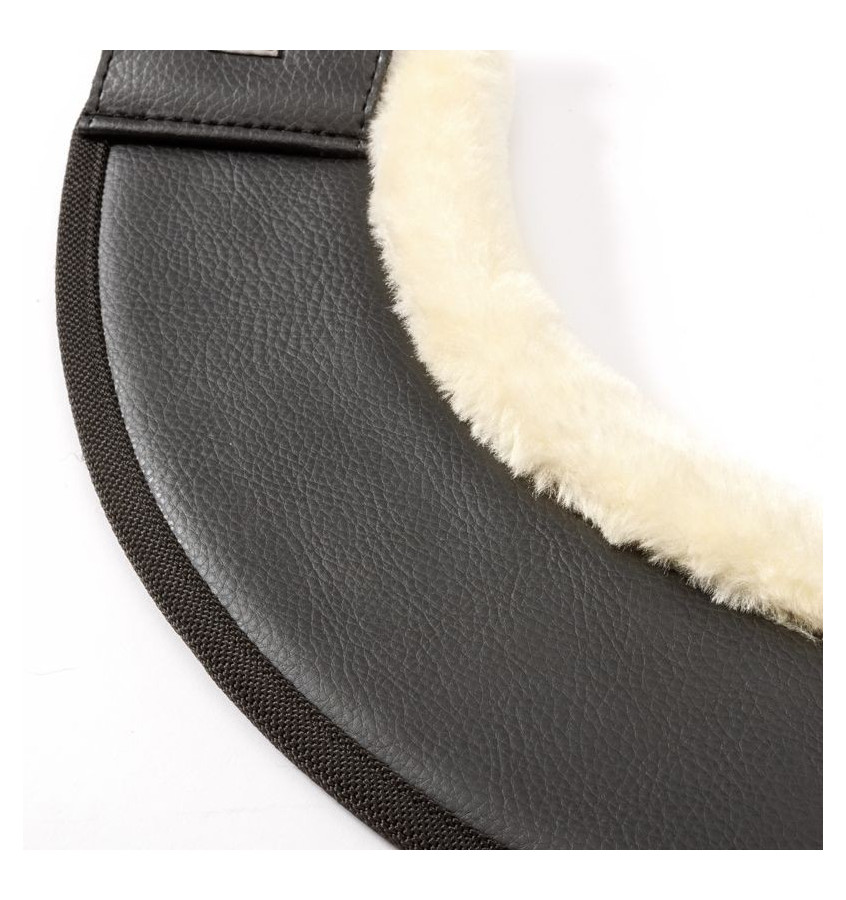 Kaloszki dla konia z futerkiem biały L