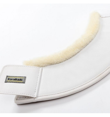 Kaloszki dla konia z futerkiem biały L