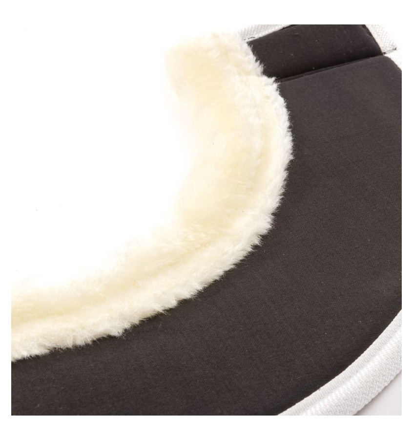 Kaloszki dla konia z futerkiem biały L