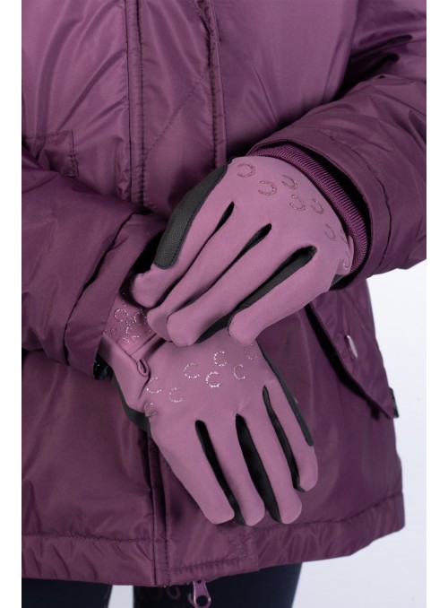Zimowe rękawiczki jeździeckie Alva dziecięce 10lat